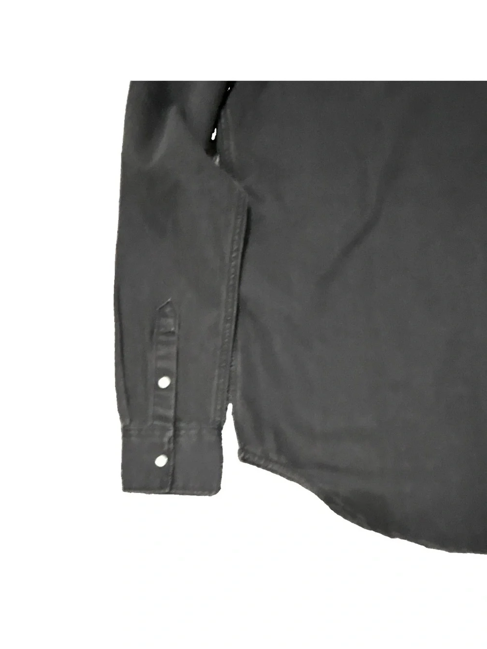 Levi's Black Long-Sleeve Western Snap Shirt